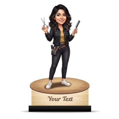 Personalized Gift for Beautician, Makeup Artist & Makeup Lover Caricature C1175
