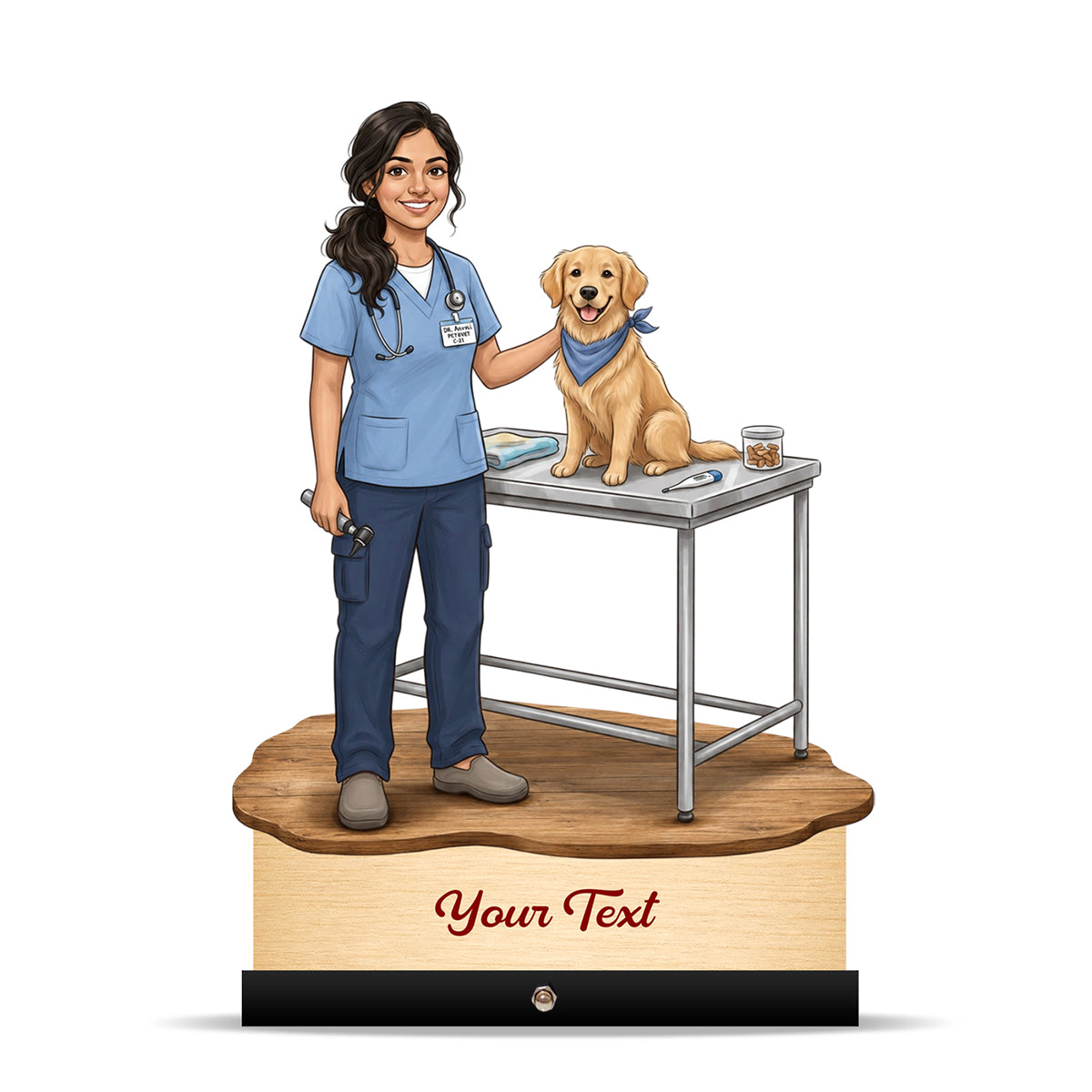 Veterinary Doctor Caricature C686