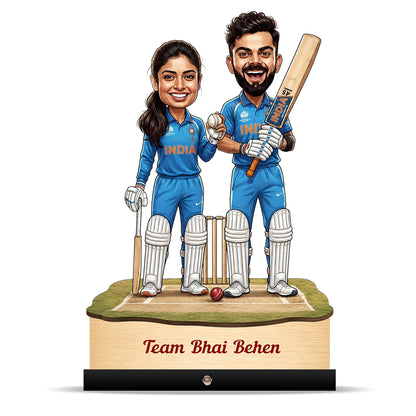 Team Bhai Behen Caricature C593