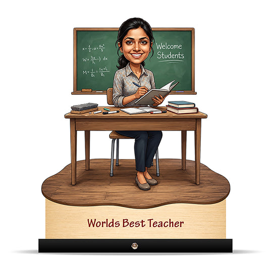 Worlds Best Teacher Caricature C516
