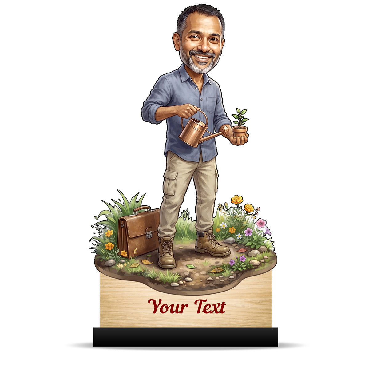 Personalized Male Retirement Caricature C1046
