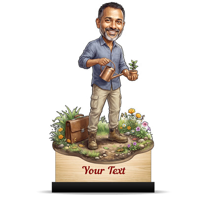Personalized Male Retirement Caricature C1046