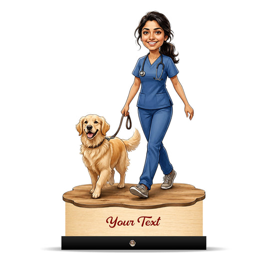 Veterinary Doctor Caricature C684