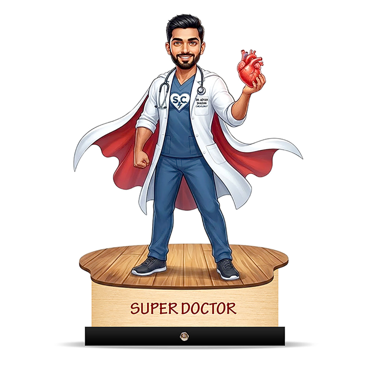 Cardiologist Doctor Caricature C496