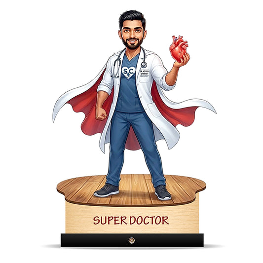 Cardiologist Doctor Caricature C496
