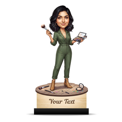Personalized Gift for Beautician, Makeup Artist & Makeup Lover Caricature C1208