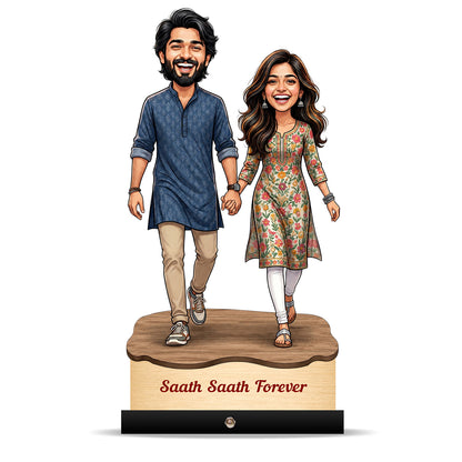 Brother Sister Forever Caricature C587