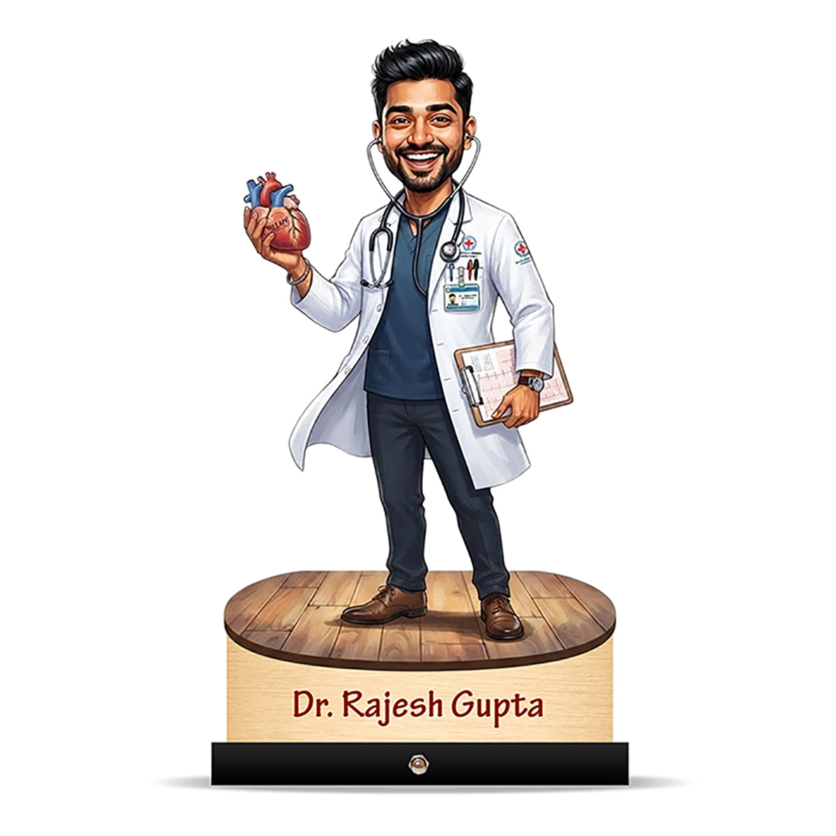 Cardiologist Doctor Caricature C486