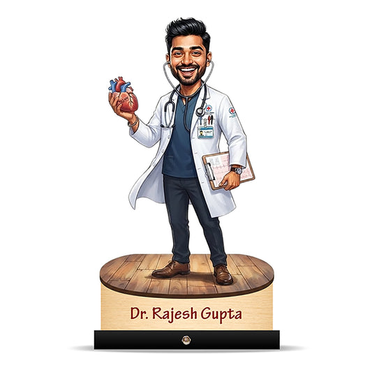 Cardiologist Doctor Caricature C486