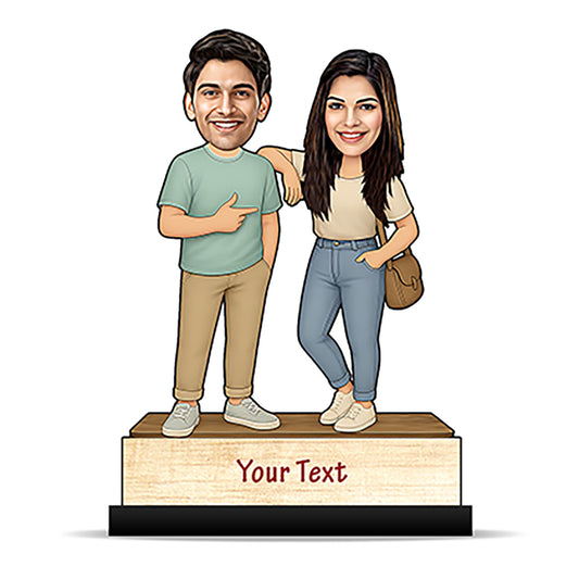 Couple Posing Caricature C370