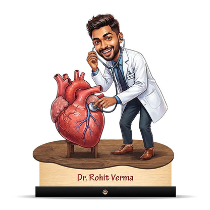 Cardiologist Doctor Caricature C489