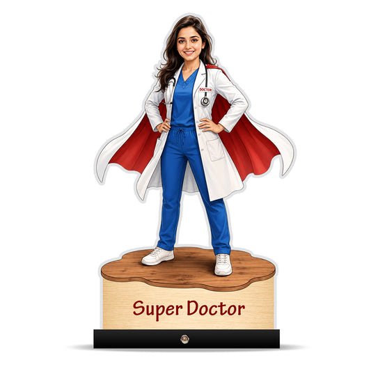 Personalized Female Doctor's Caricature C791