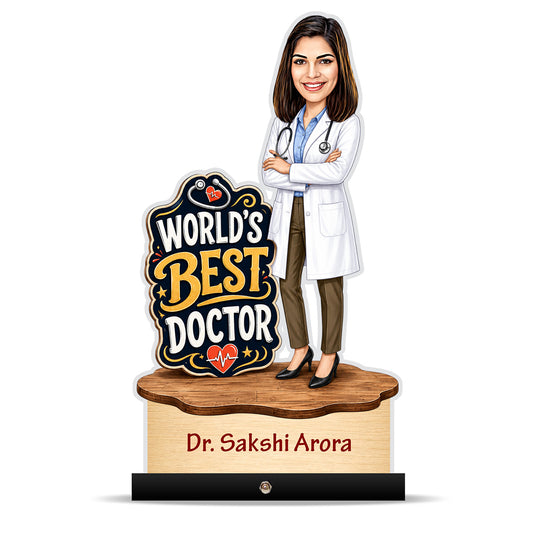 Personalized Female Doctor's Caricature C806