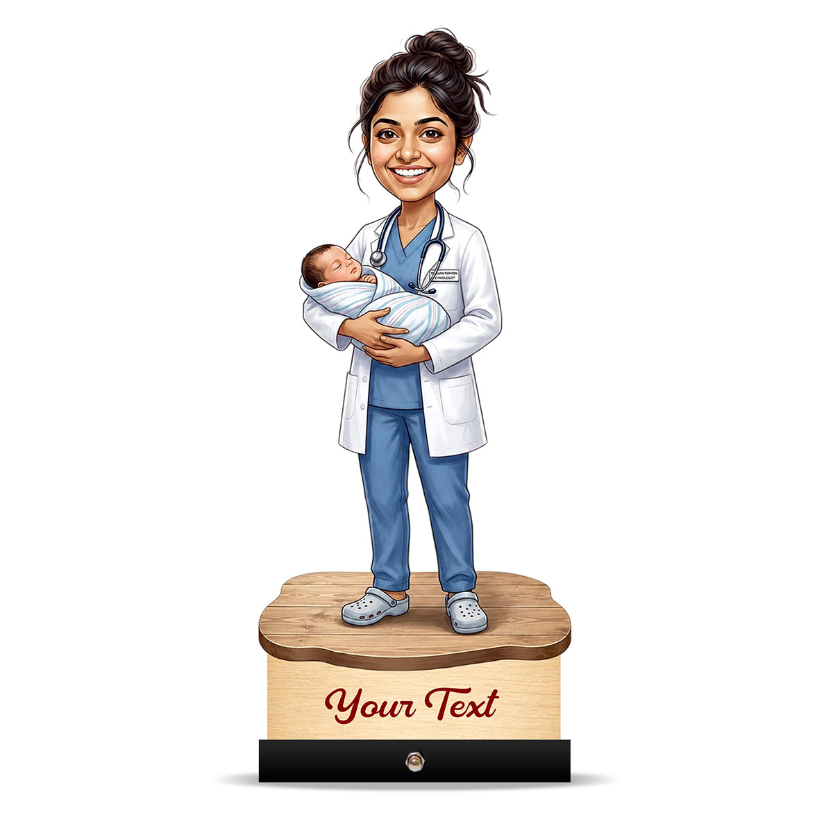 Gynecologist Doctor Caricature C628