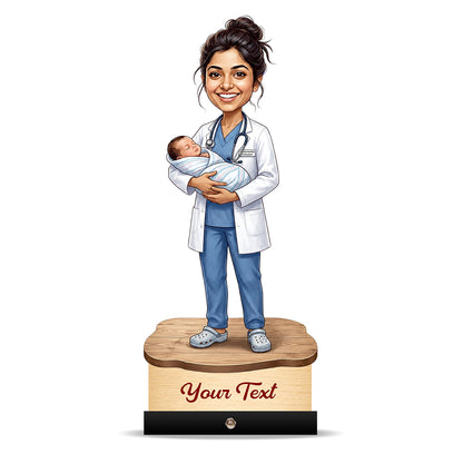 Gynecologist Doctor Caricature C628
