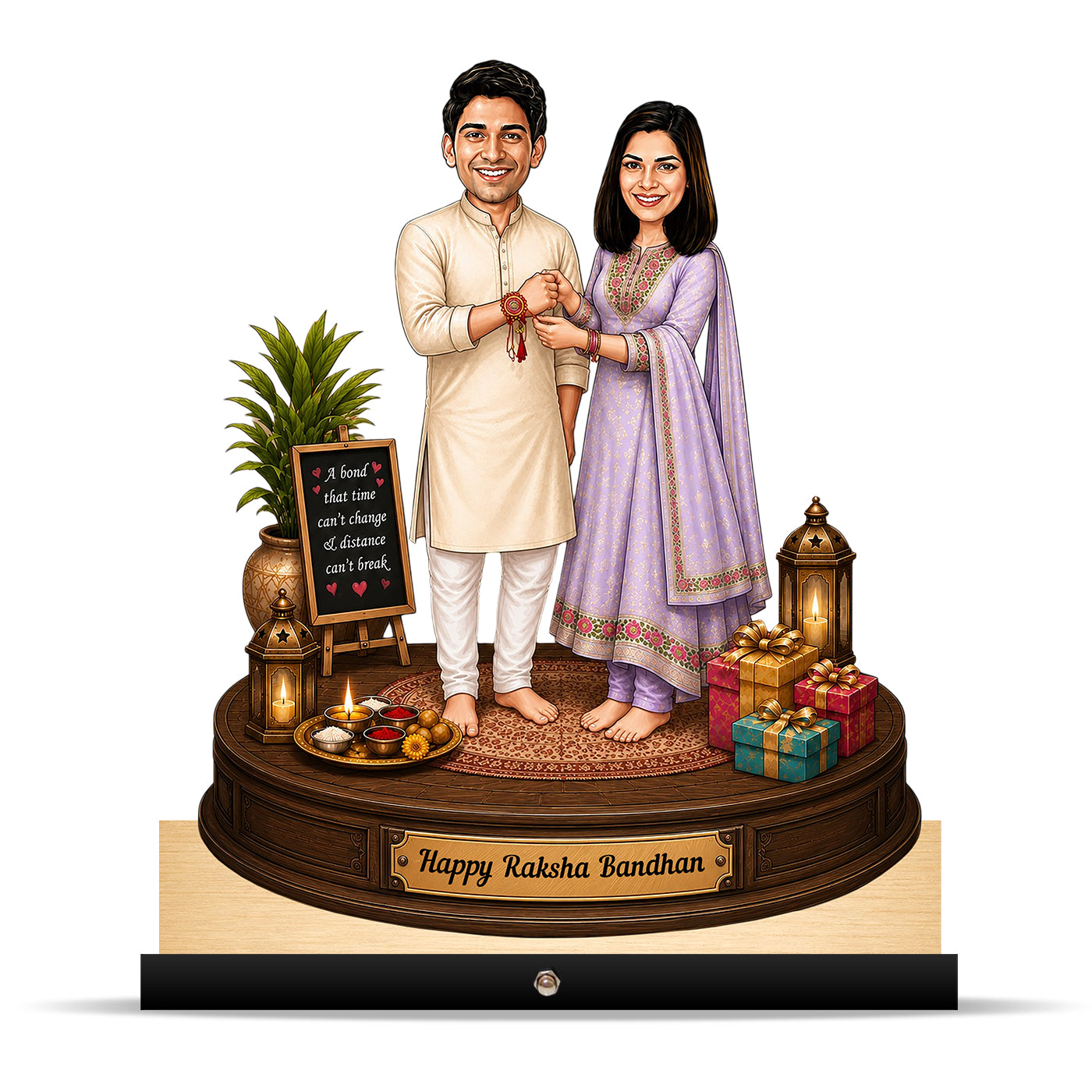Raksha Bandhan Caricature C471