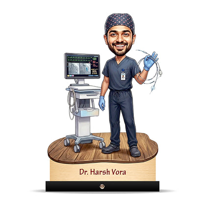 Cardiologist Doctor Caricature C494