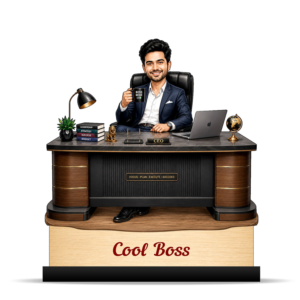 Personalized Cool Boss Caricature C829