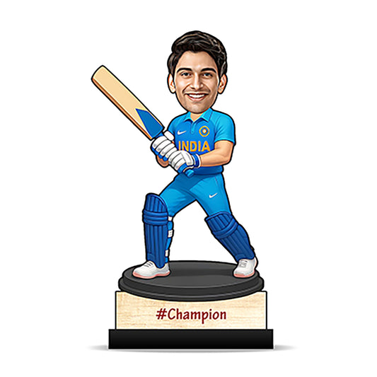 Cricket Player Caricature C380
