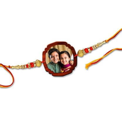 Flower Shape Photo Rakhi R002