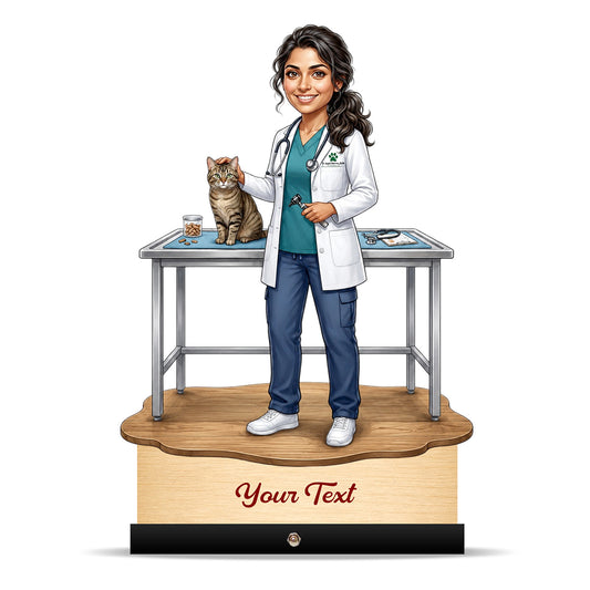 Veterinary Doctor Caricature C678