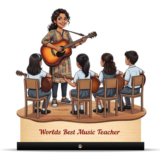 Worlds Best Music Teacher Caricature C504