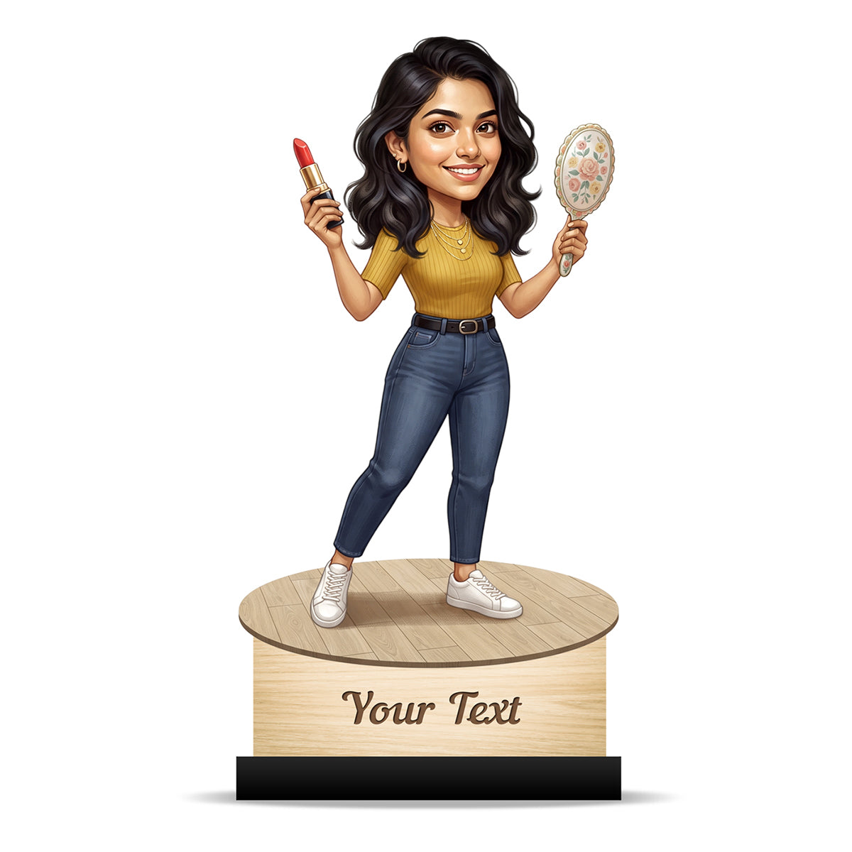 Personalized Gift for Beautician, Makeup Artist & Makeup Lover Caricature C1206