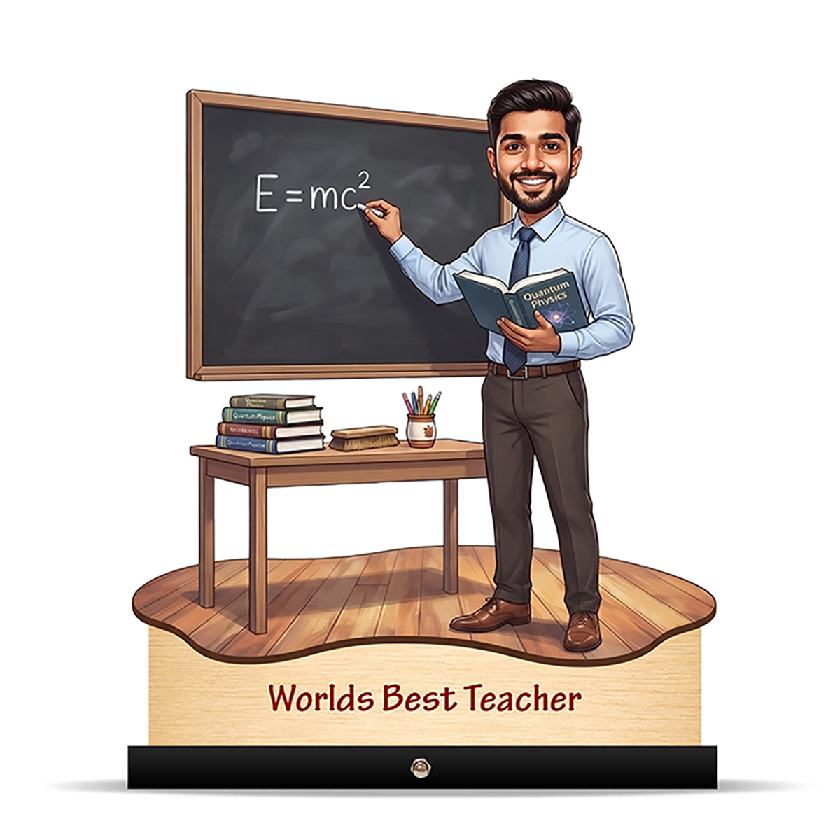 Worlds Best Teacher Caricature C508