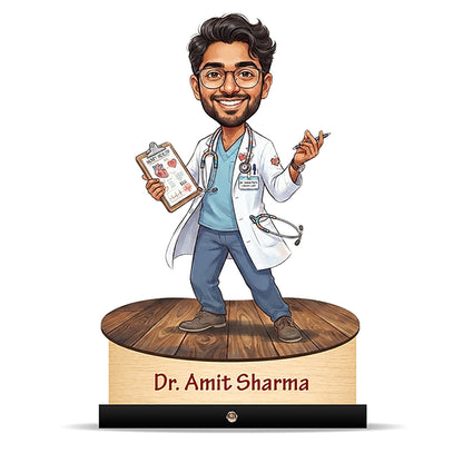 Cardiologist Doctor Caricature C485