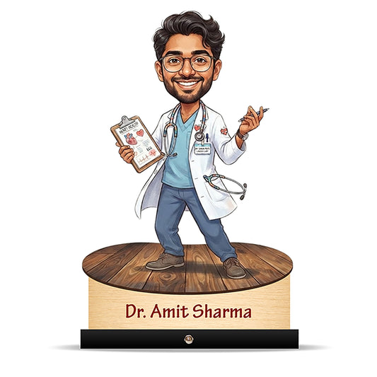 Cardiologist Doctor Caricature C485