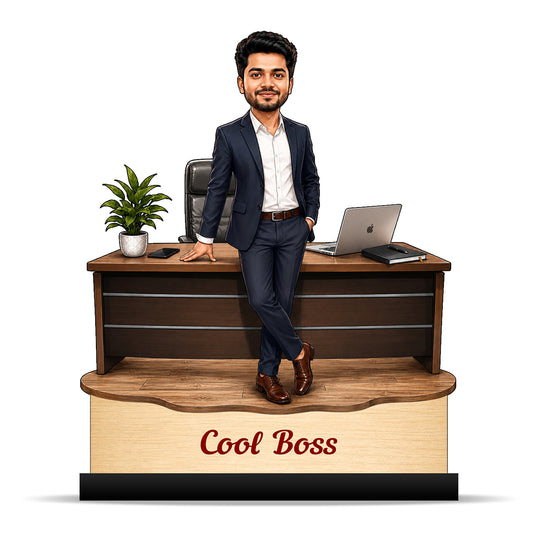 Personalized Cool Boss Caricature C809