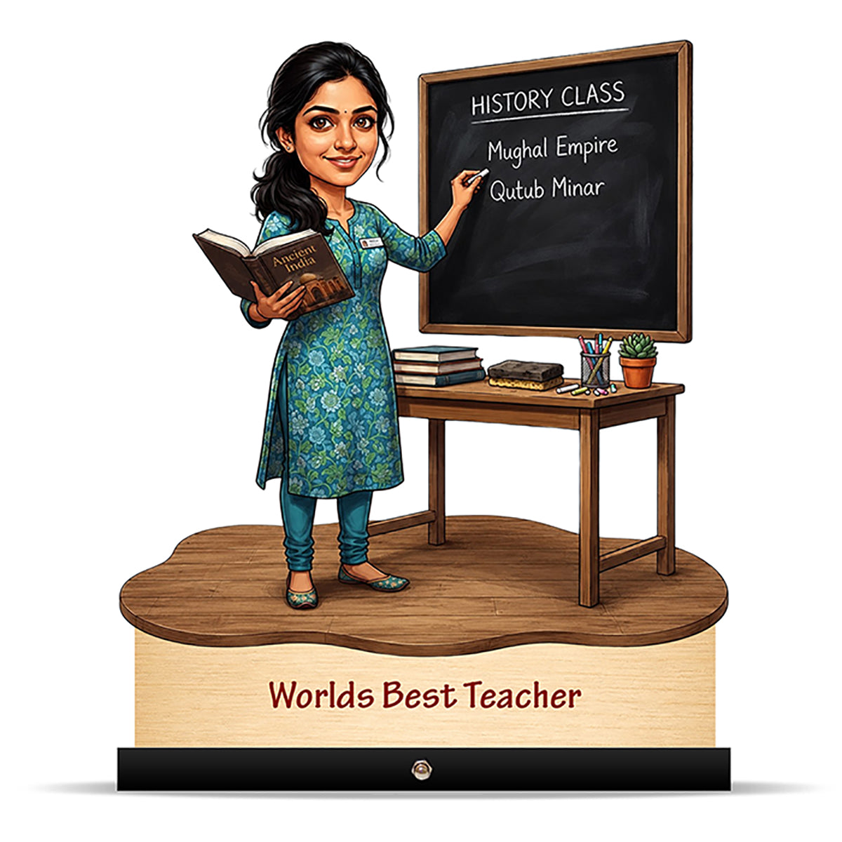 Worlds Best Teacher Caricature C521