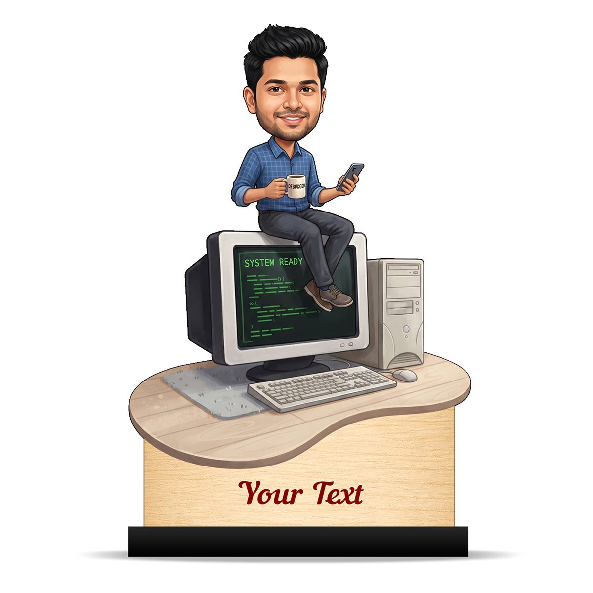 Personalized IT Professional Caricature C989