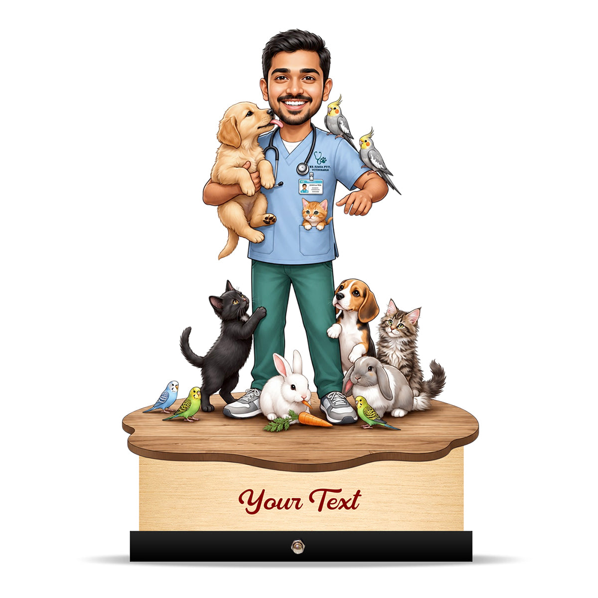 Veterinary Doctor Caricature C674