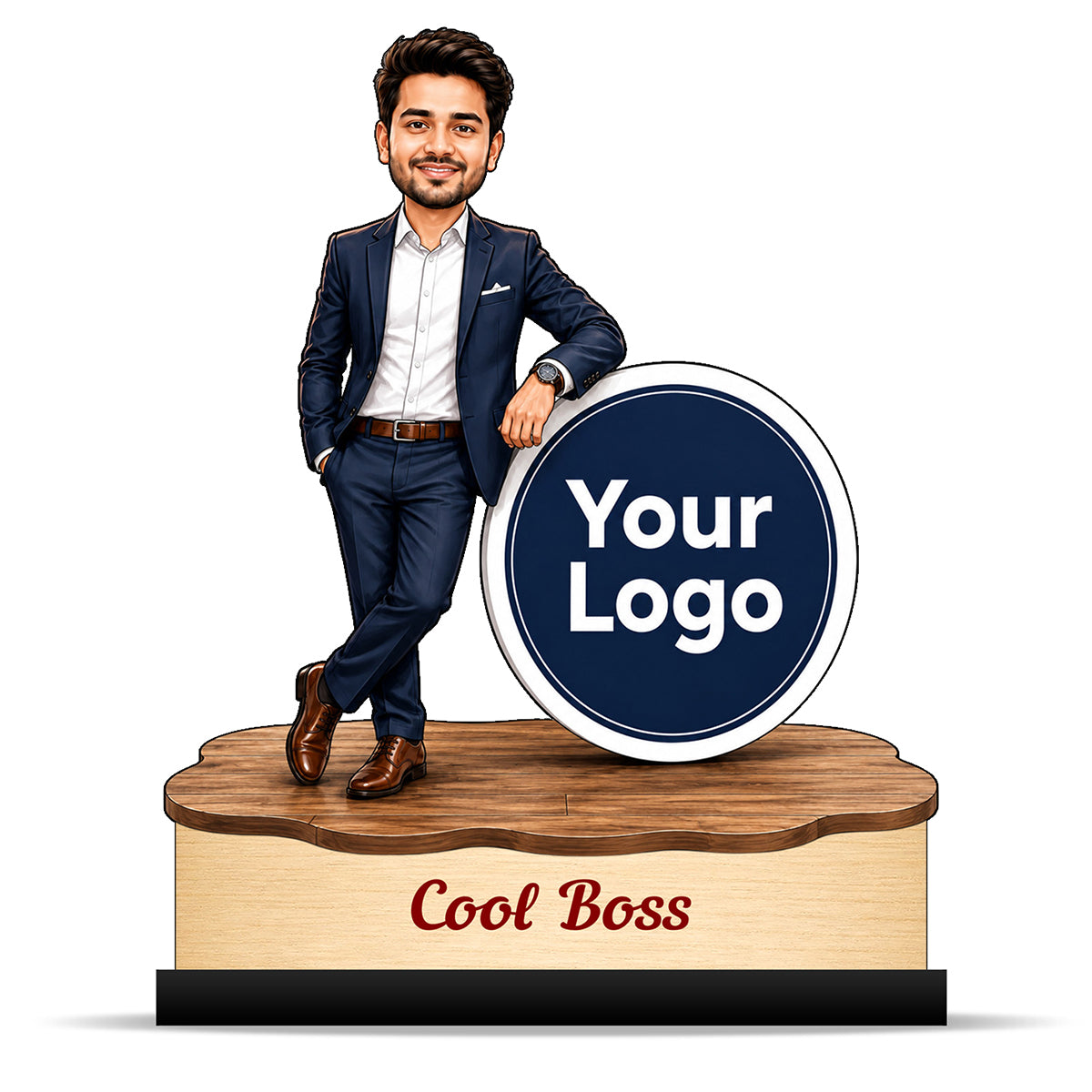 Personalized Cool Boss Caricature C812