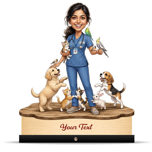 Veterinary Doctor Caricature C706