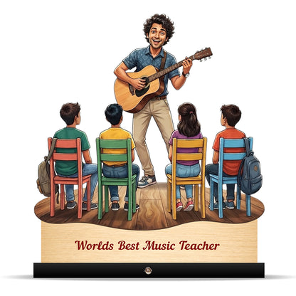Worlds Best Music Teacher Caricature C503