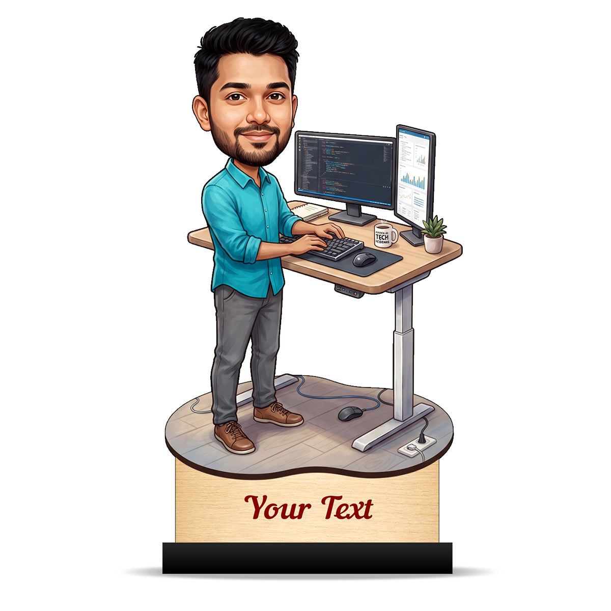 Personalized IT Professional Caricature C998