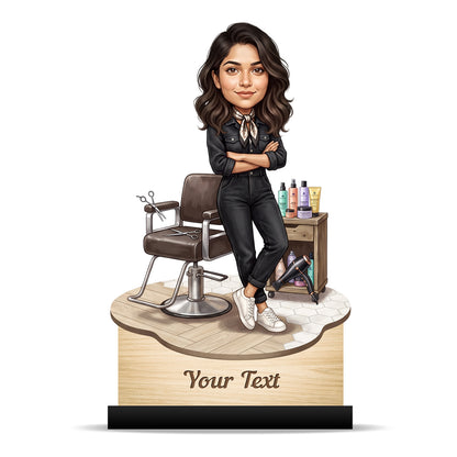 Personalized Gift for Beautician, Makeup Artist & Makeup Lover Caricature C1207