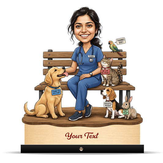 Veterinary Doctor Caricature C694