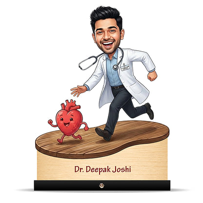 Cardiologist Doctor Caricature C500
