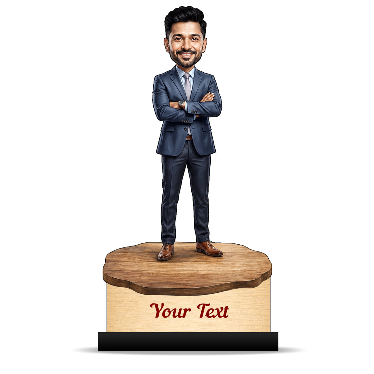Personalized Corporate Office Male Employee Caricature C909