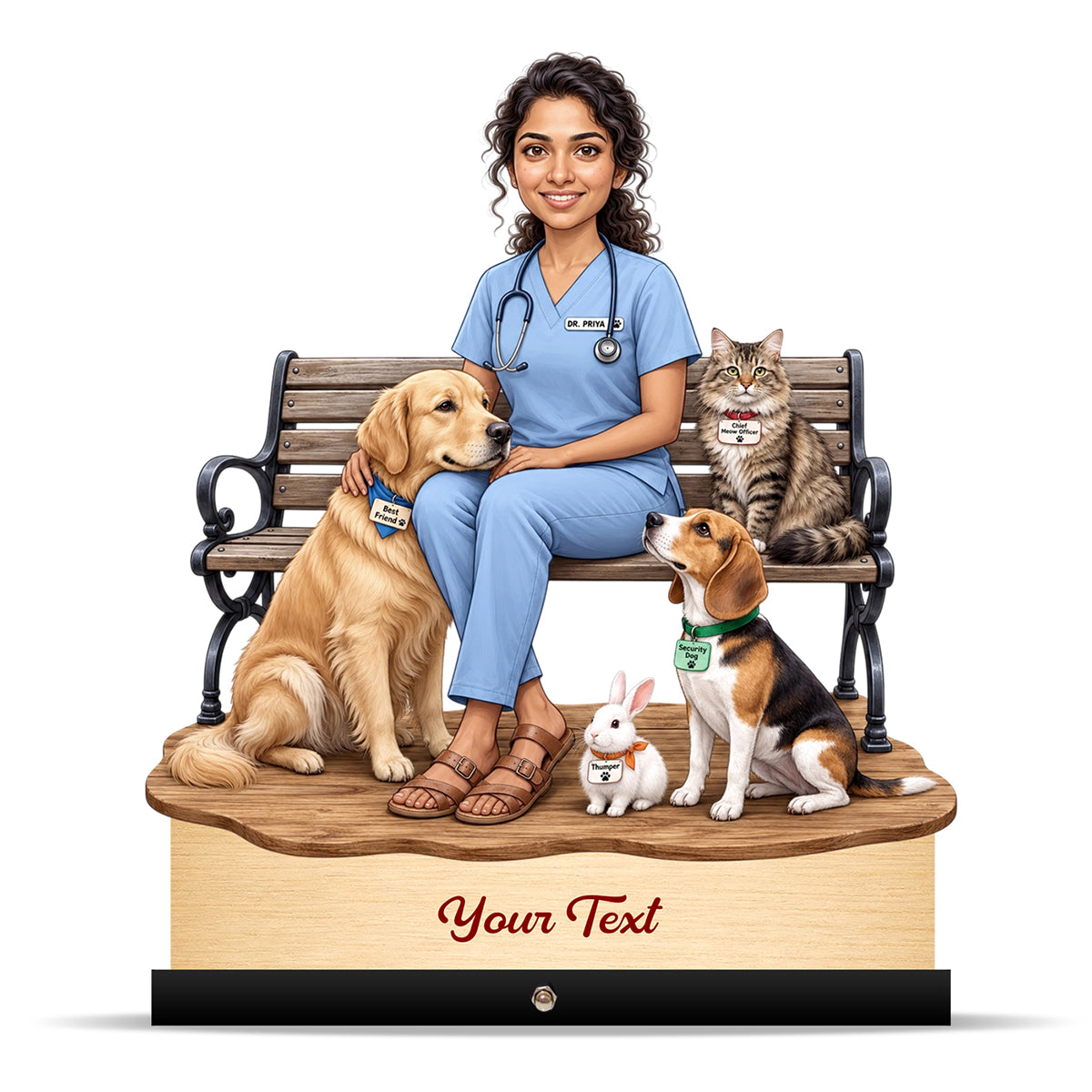 Veterinary Doctor Caricature C698