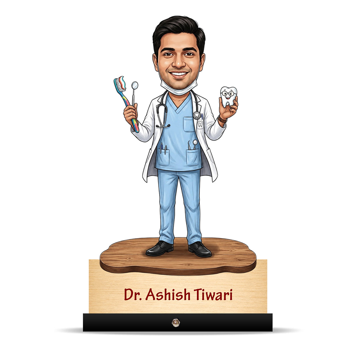 Dentist Doctor Caricature for Male Doctor C575