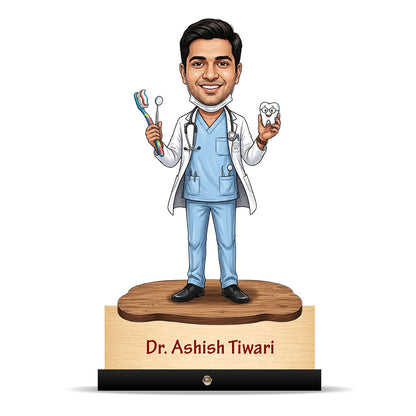 Dentist Doctor Caricature for Male Doctor C575