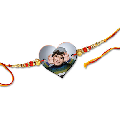 Heart Shape Photo Rakhi R011