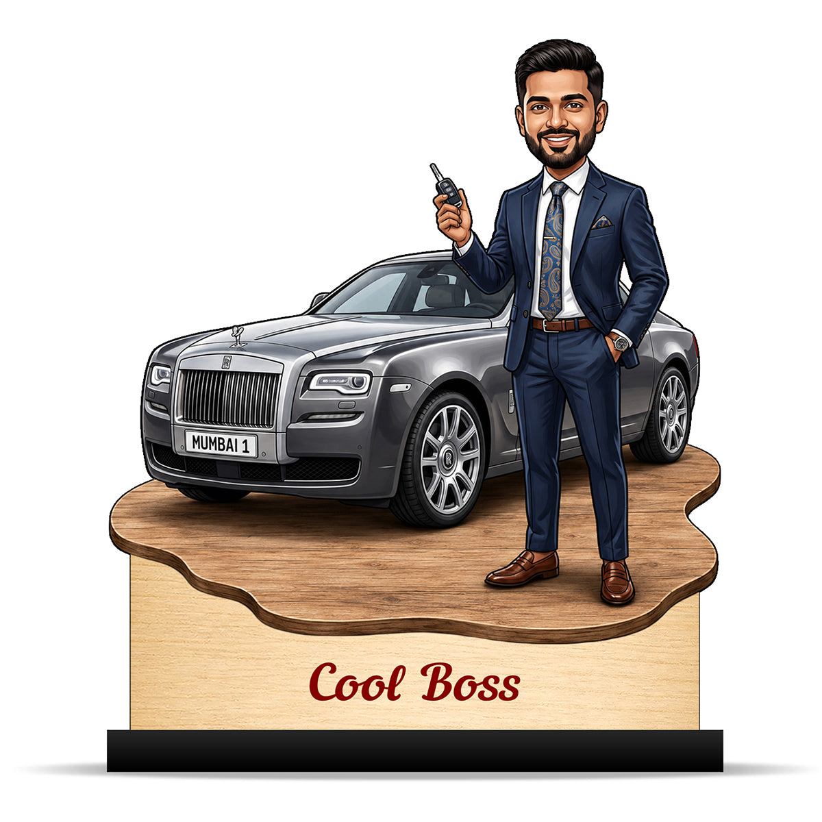 Personalized Cool Boss Caricature C839