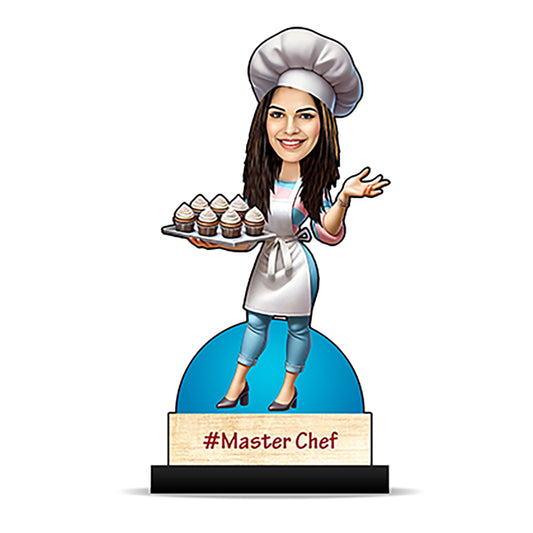 Lady Chef Caricature C382