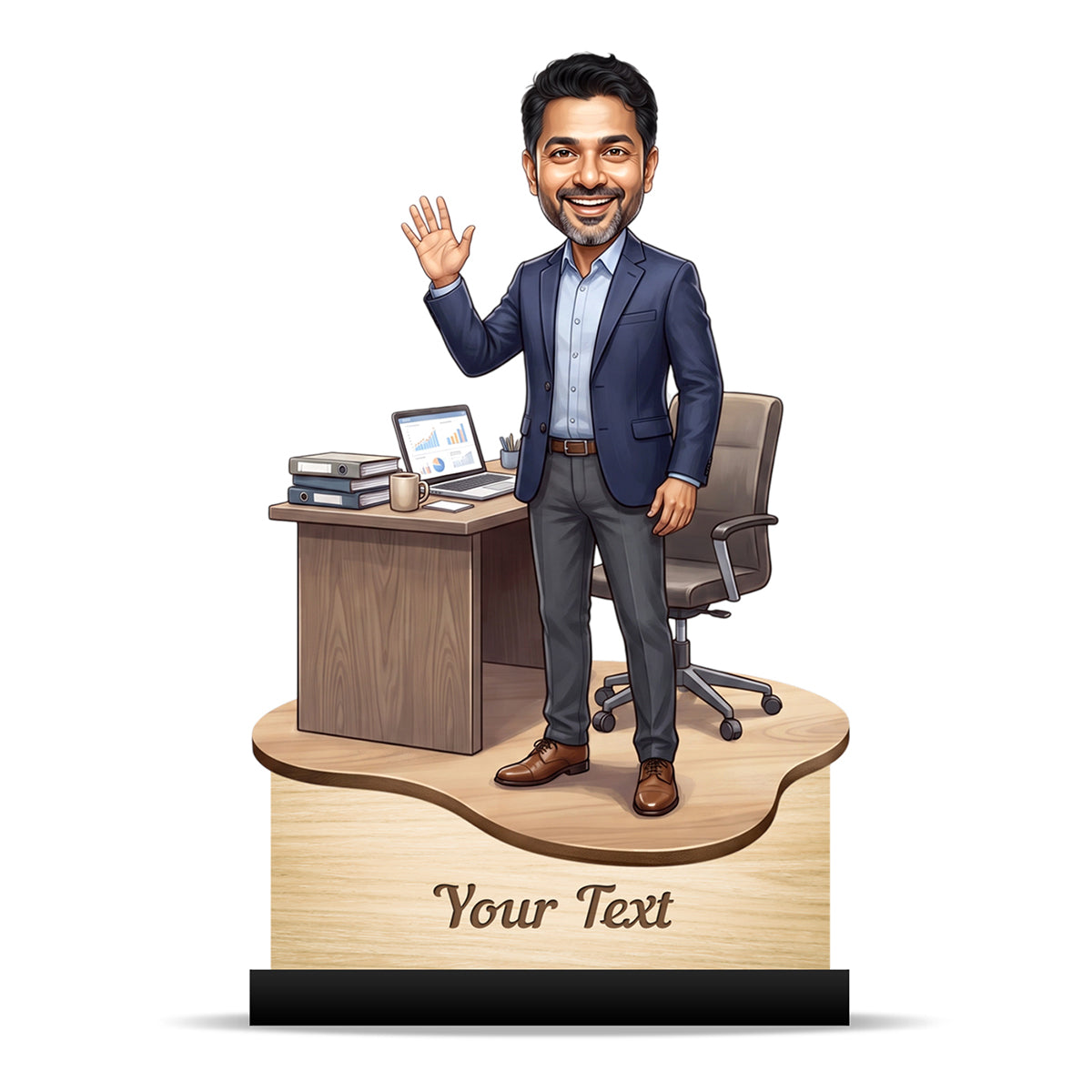 Personalized Male Retirement Caricature C1080