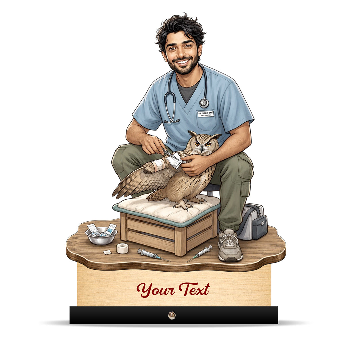 Veterinary Doctor Caricature C724
